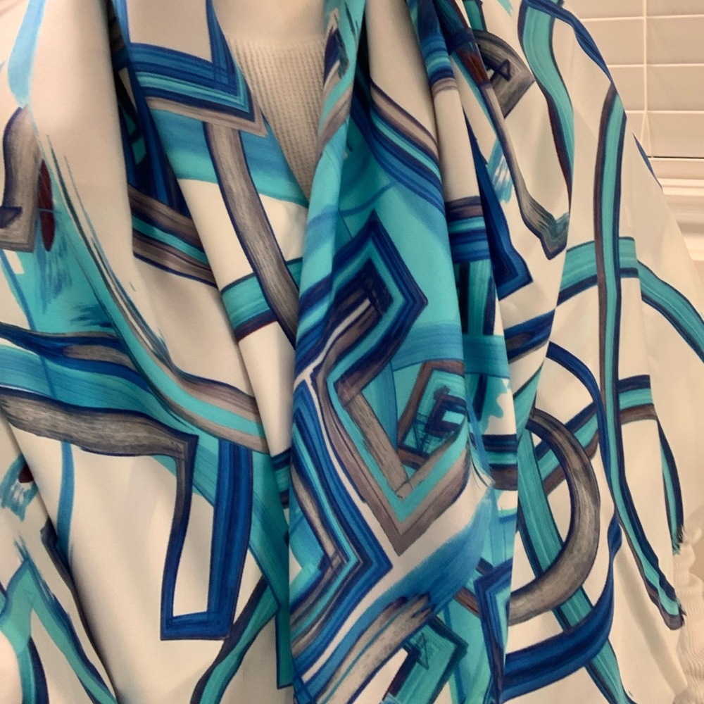 Authentic Chanel Silk Scarf, beautiful design and beautiful colours